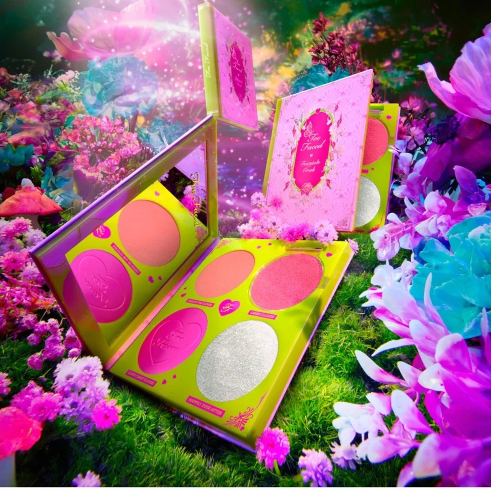 Too Faced Fairytale Crush Blush & Highlighter Set exclusive shades & formula
